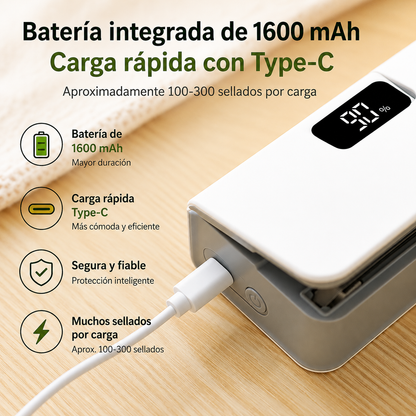 Selladora térmica recargable Velora™